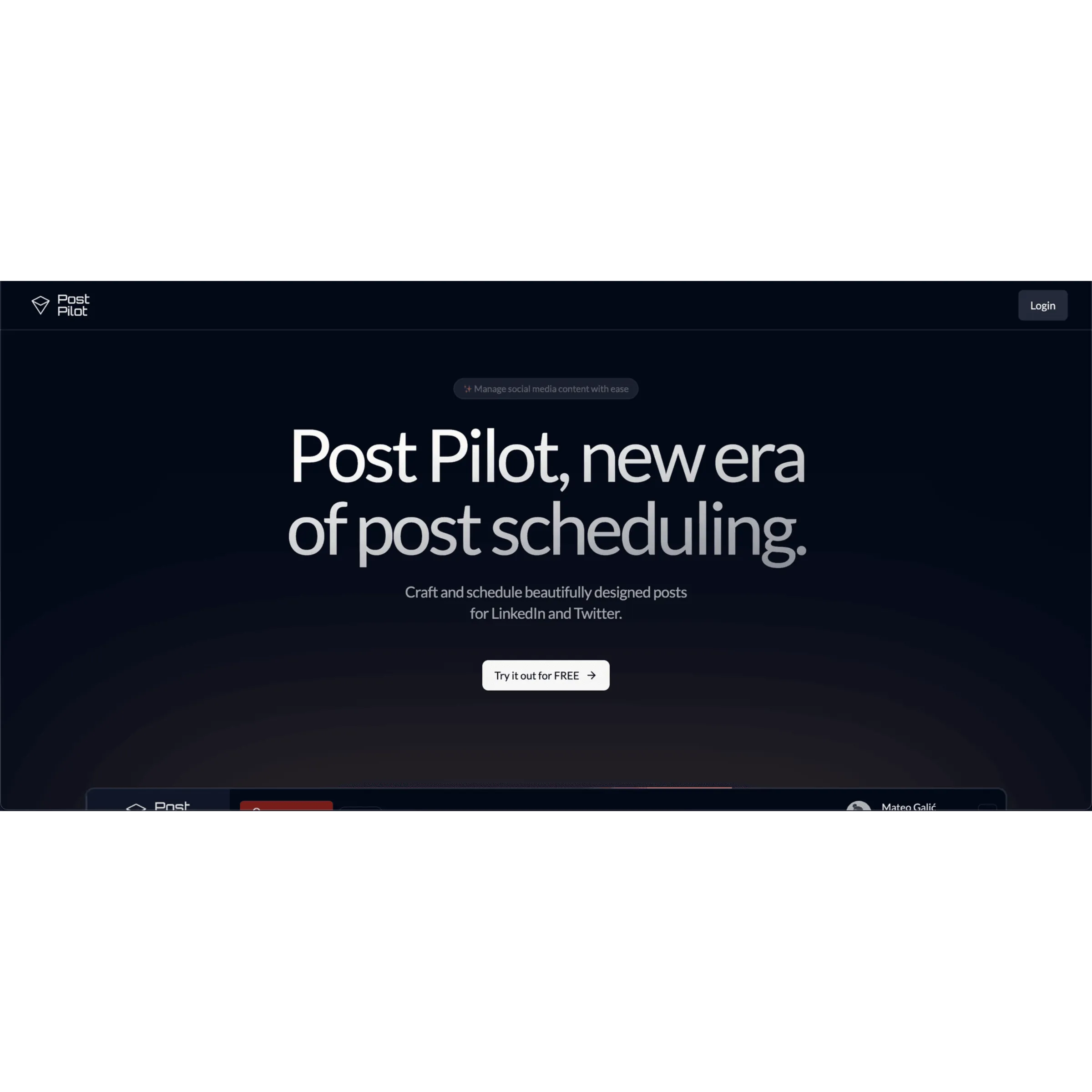 Post Pilot
